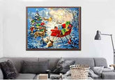 Painting by Numbers Christmas Spirit Sleigh with Gifts